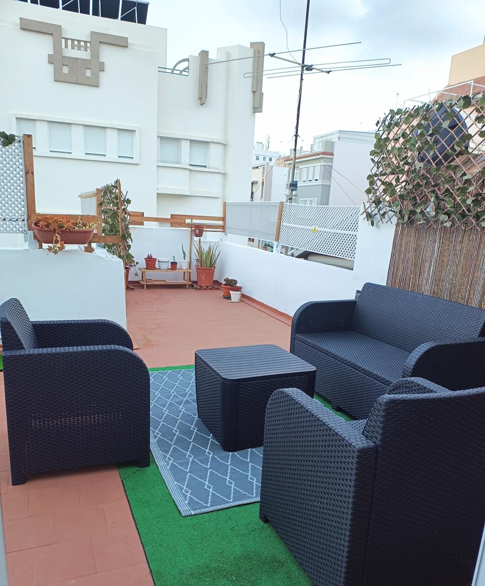 Center Santa Cruz, Alojamiento Centrico Con Gran Terraza, Cocina , Salon Y Banos, Todo Privado Ngoại thất bức ảnh